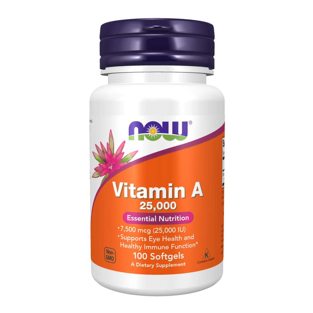 Now Vitamin A 25000 iu