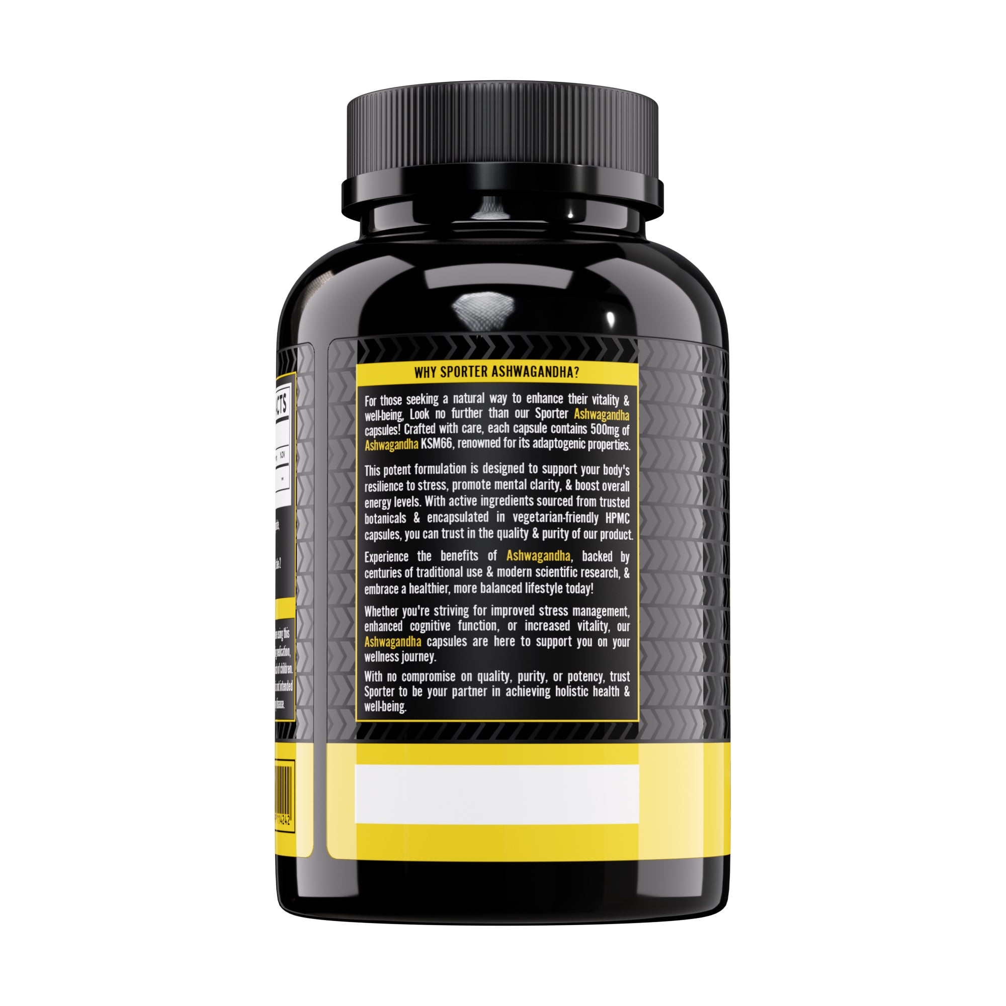 Sporter - Ashwagandha KSM-66 (1000mg, 60 Capsules)