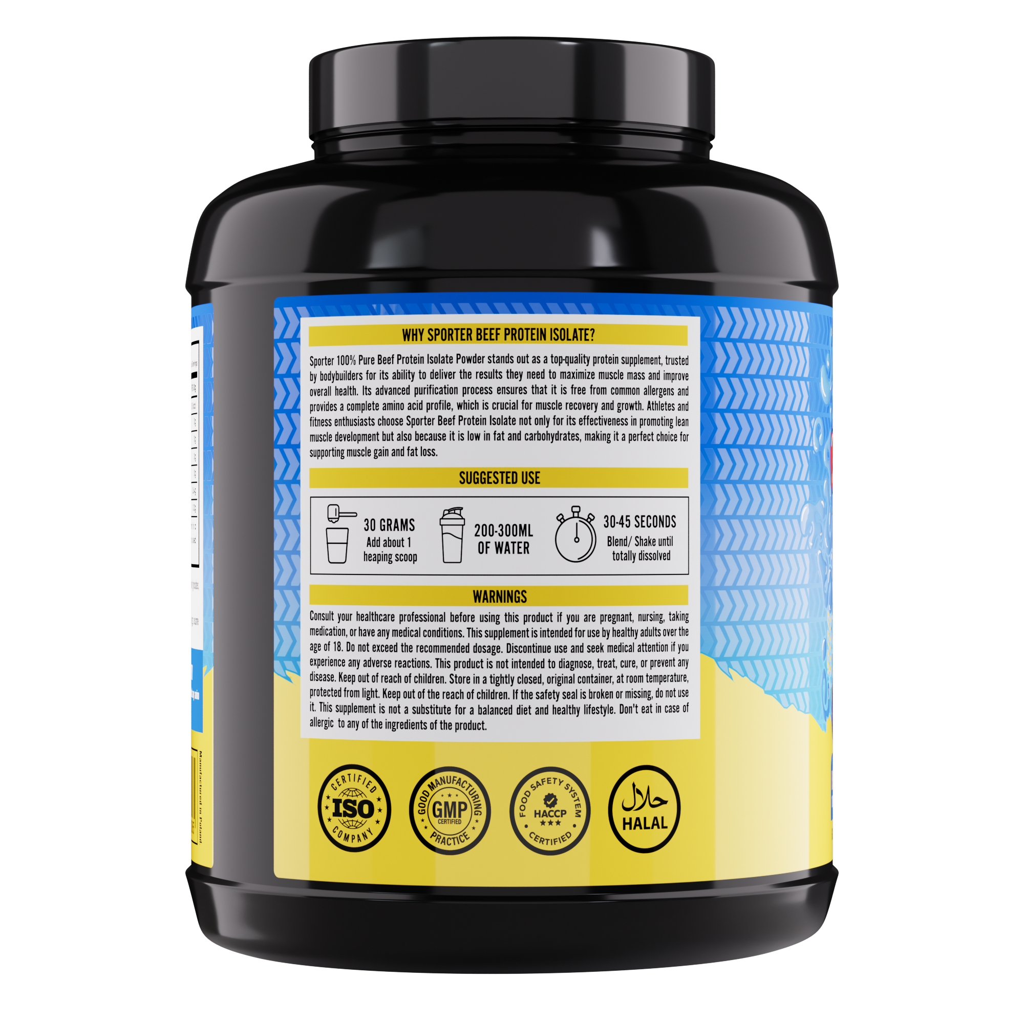 Sporter - Beef Protein Isolate (4 lbs)