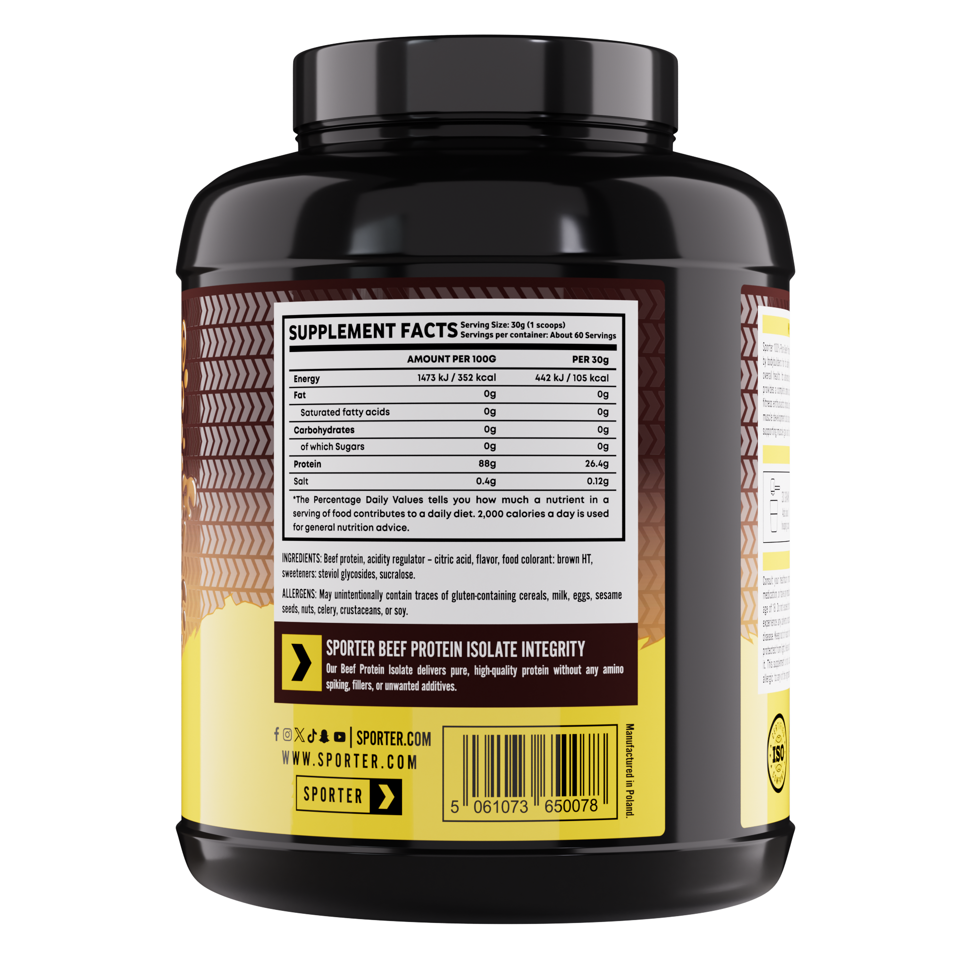 Sporter - Beef Protein Isolate (4 lbs)