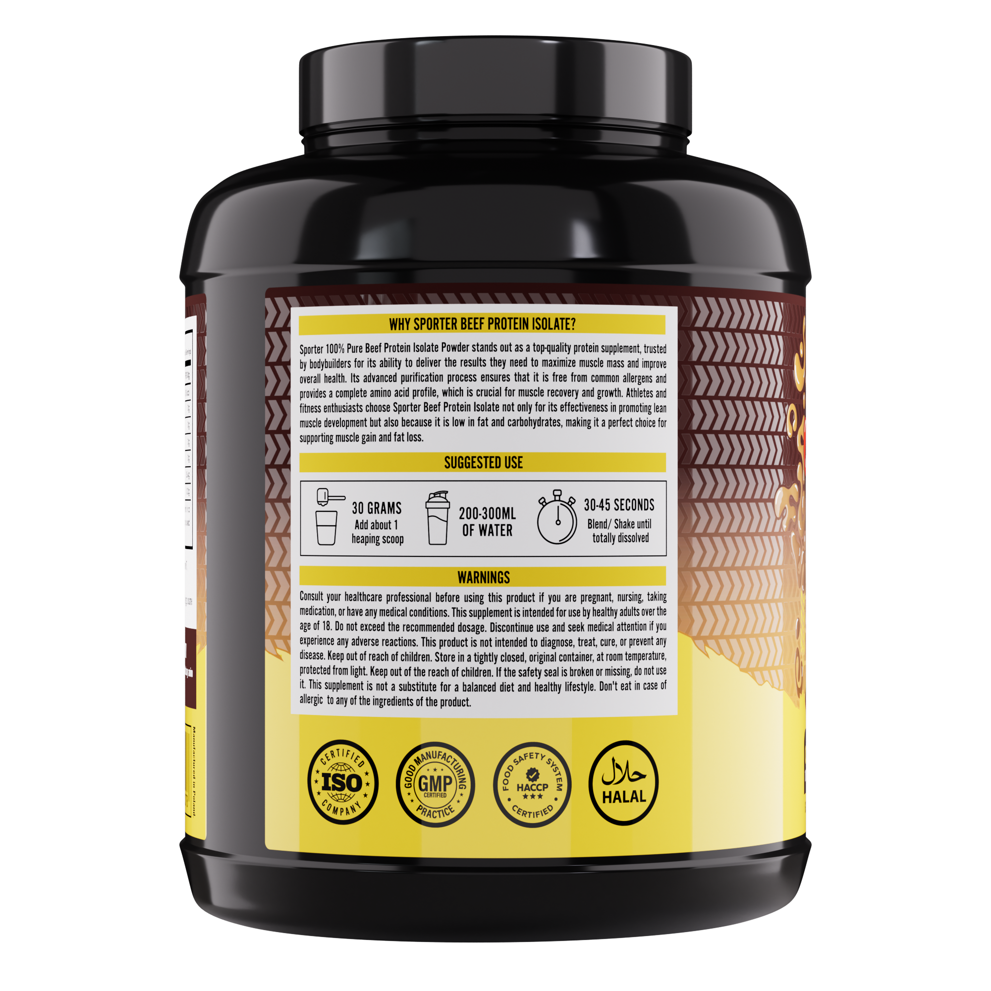 Sporter - Beef Protein Isolate (4 lbs)