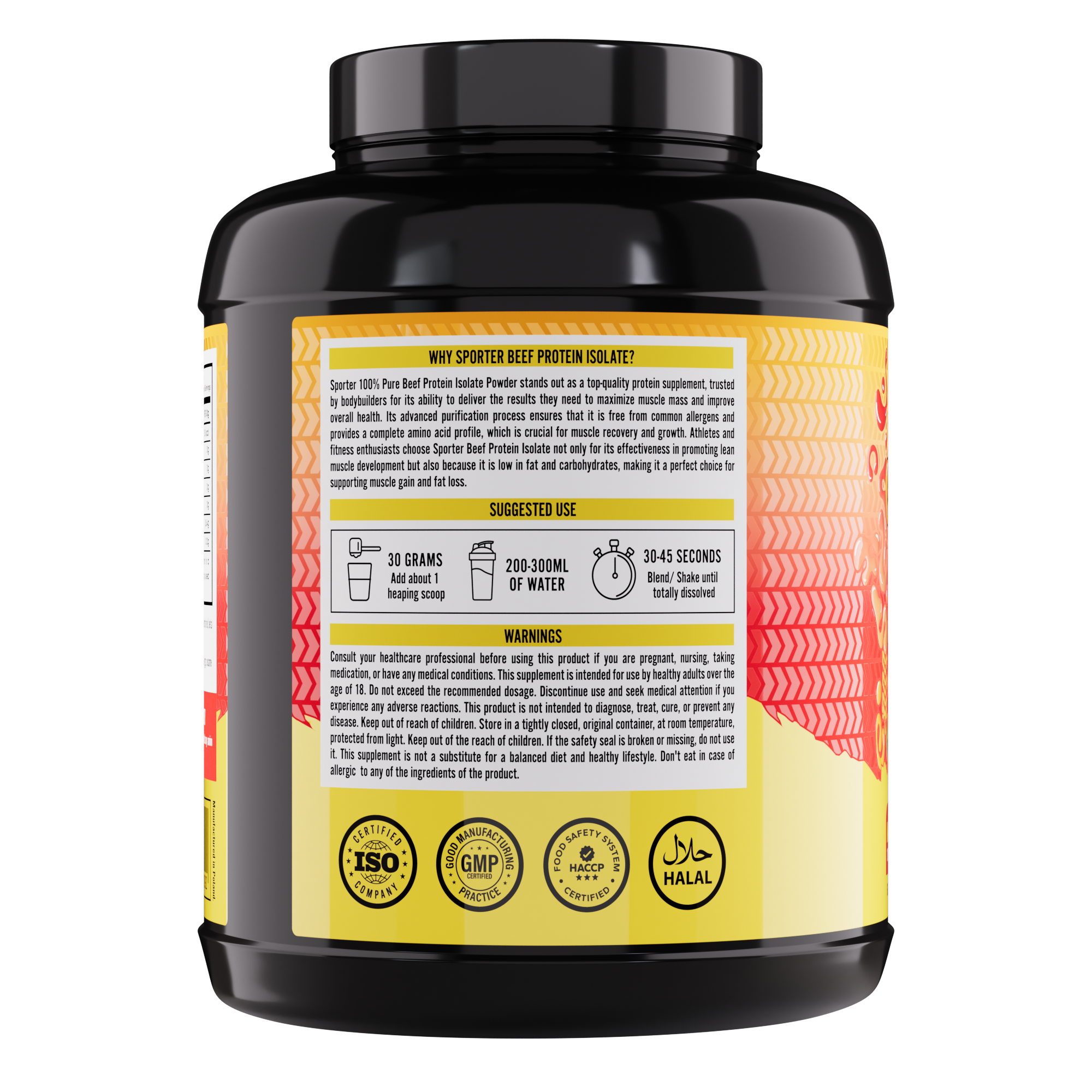 Sporter - Beef Protein Isolate (4 lbs)