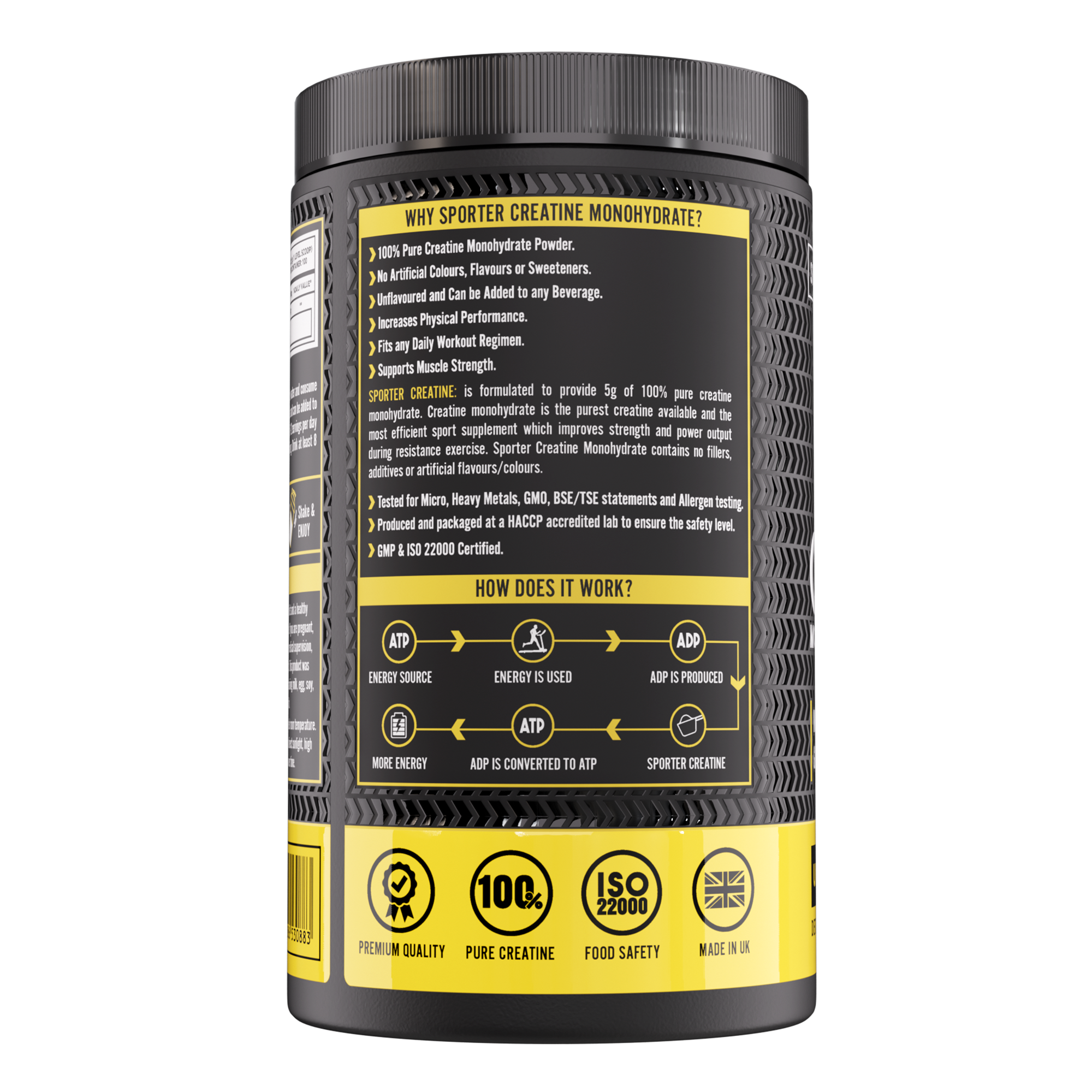 Sporter - Creatine Monohydrate Powder