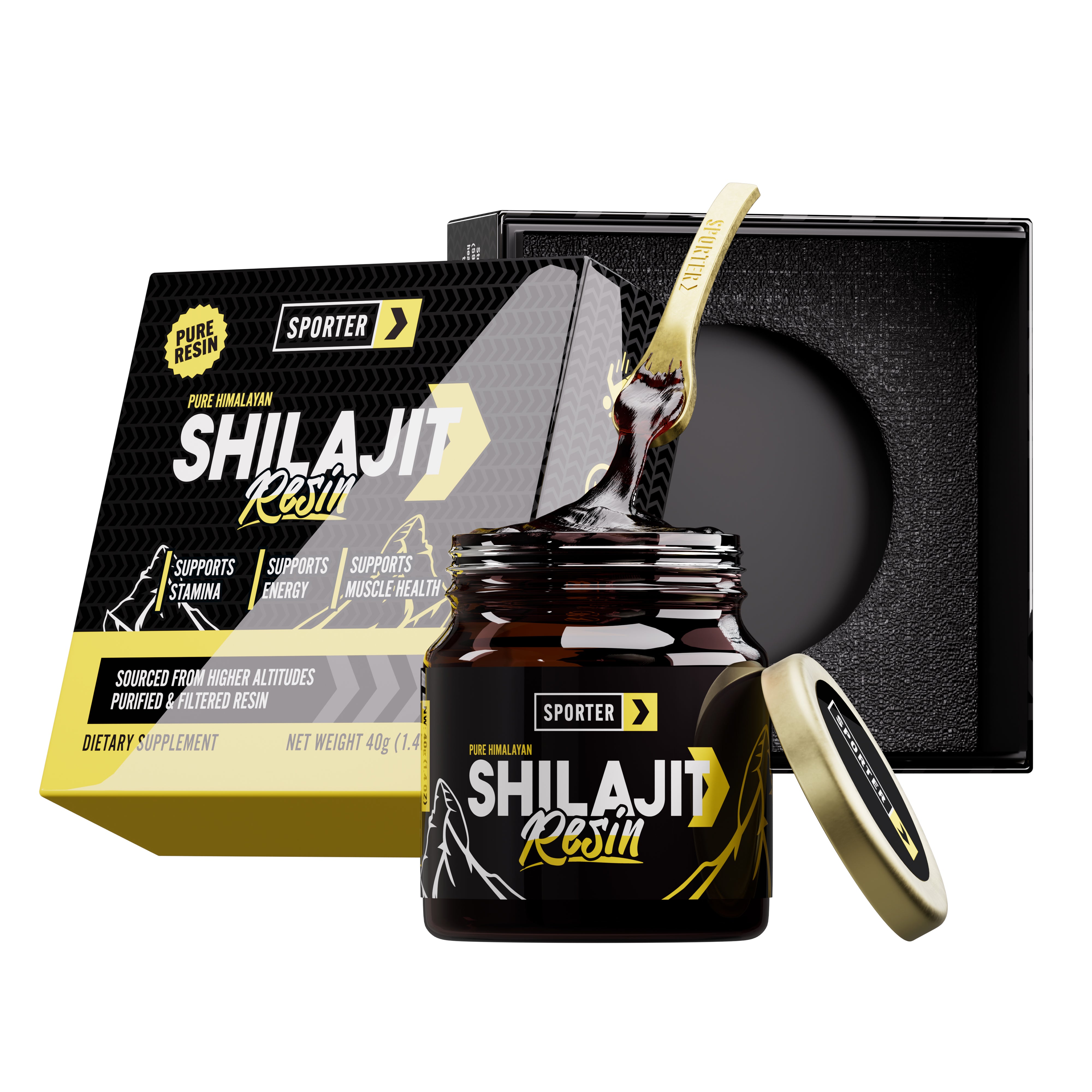 Sporter - Pure Himalayan Shilajit Resin