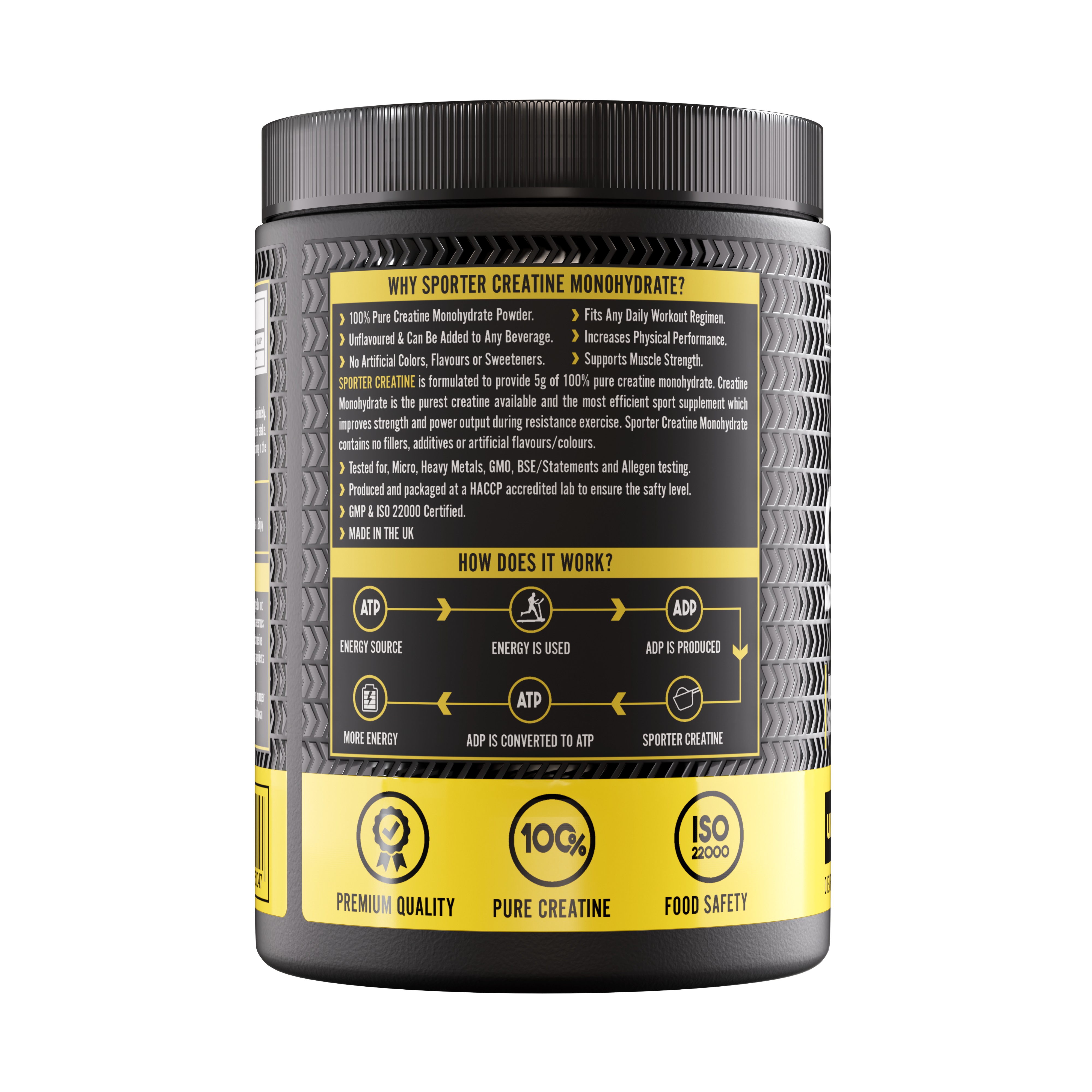 Sporter - Creatine Monohydrate Powder