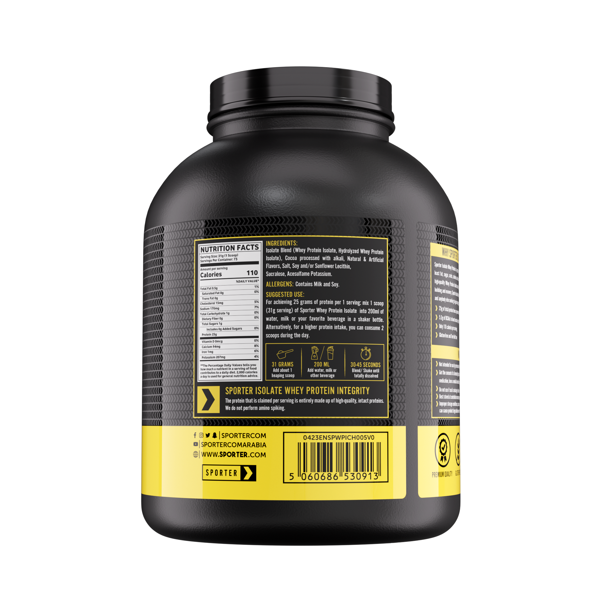 Sporter - Whey Protein Isolate