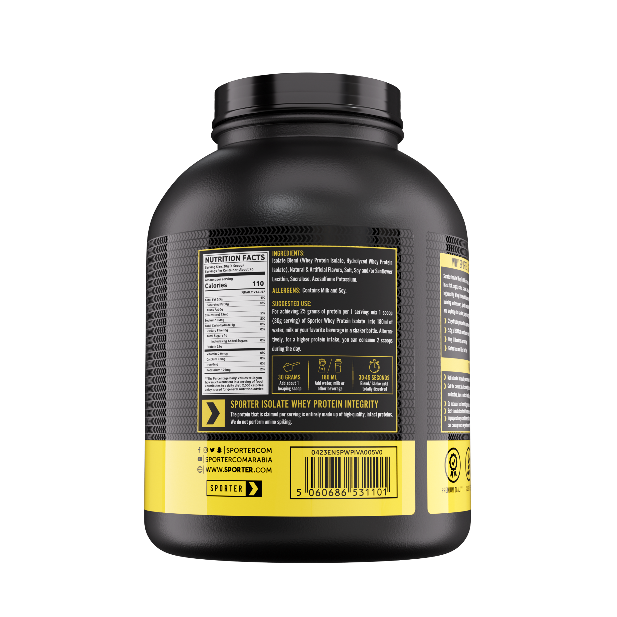 Sporter - Whey Protein Isolate
