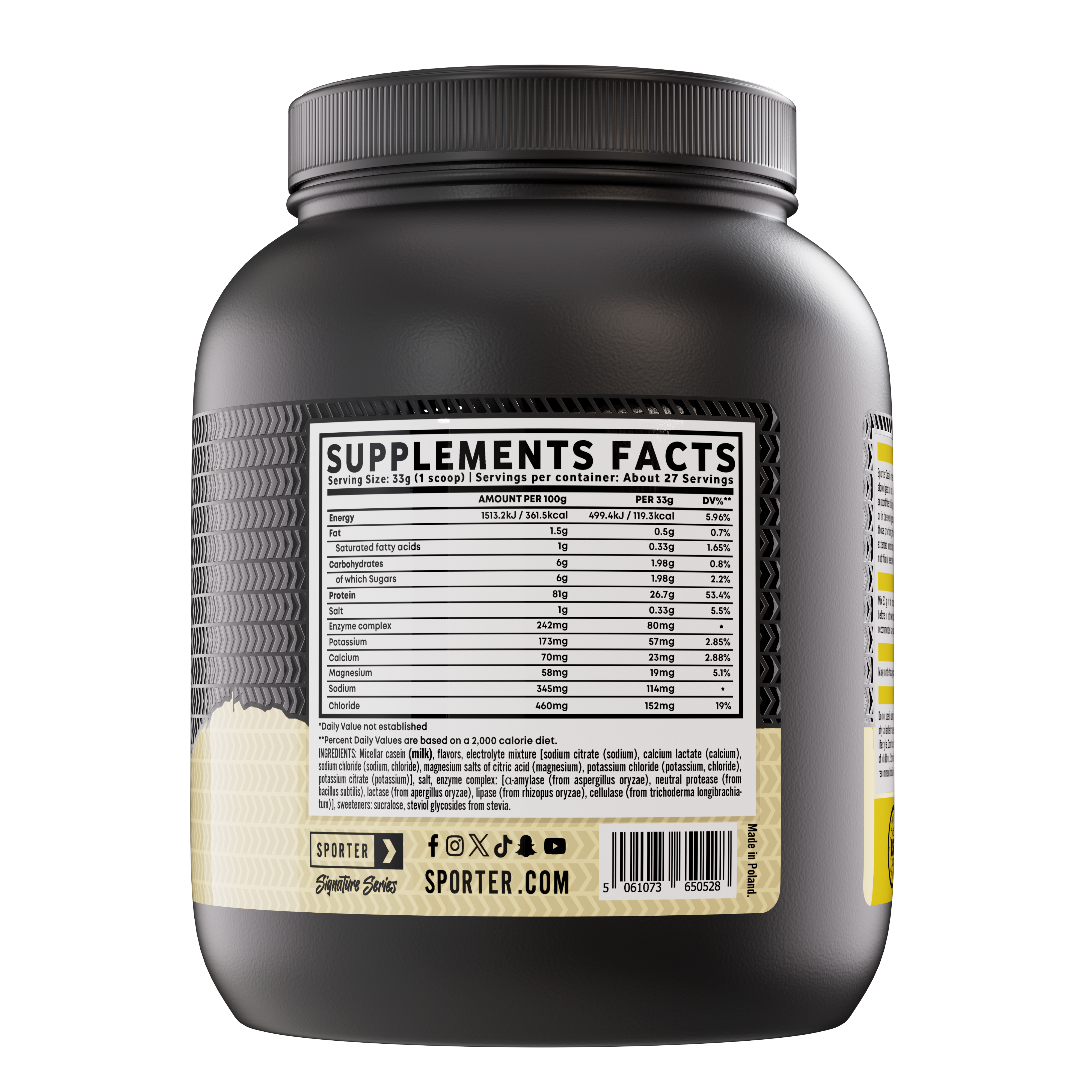 Sporter - Casein Protein