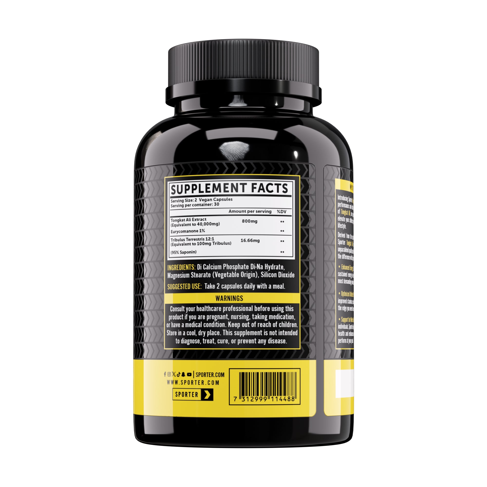 Sporter - Tongkat Ali 800 mg (60 Capsules)