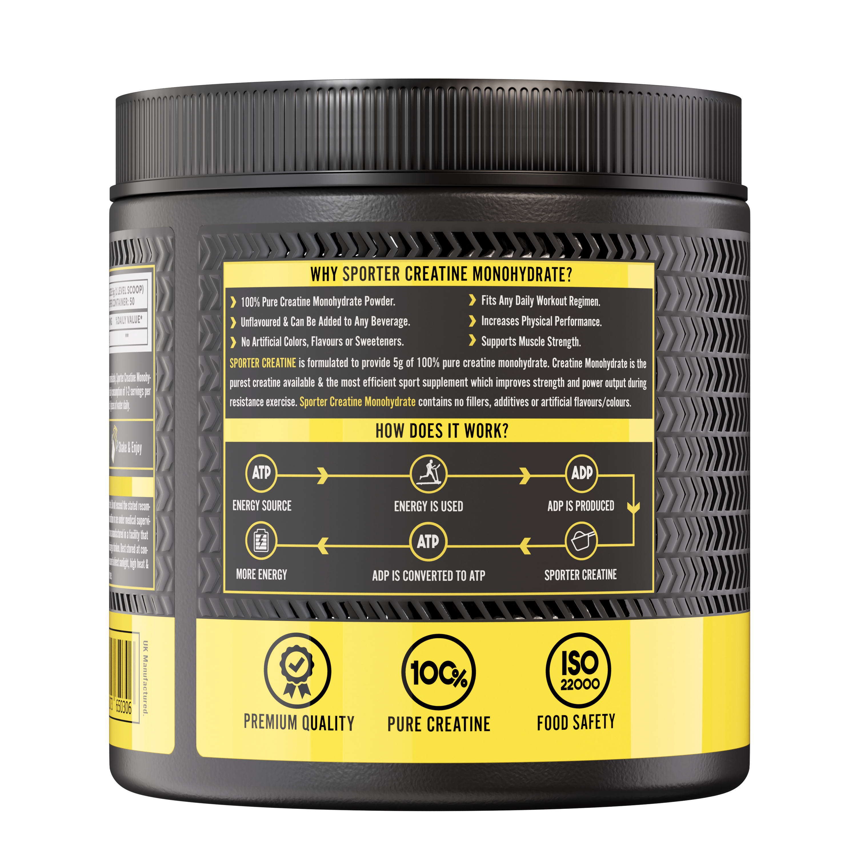 Sporter - Creatine Monohydrate Powder