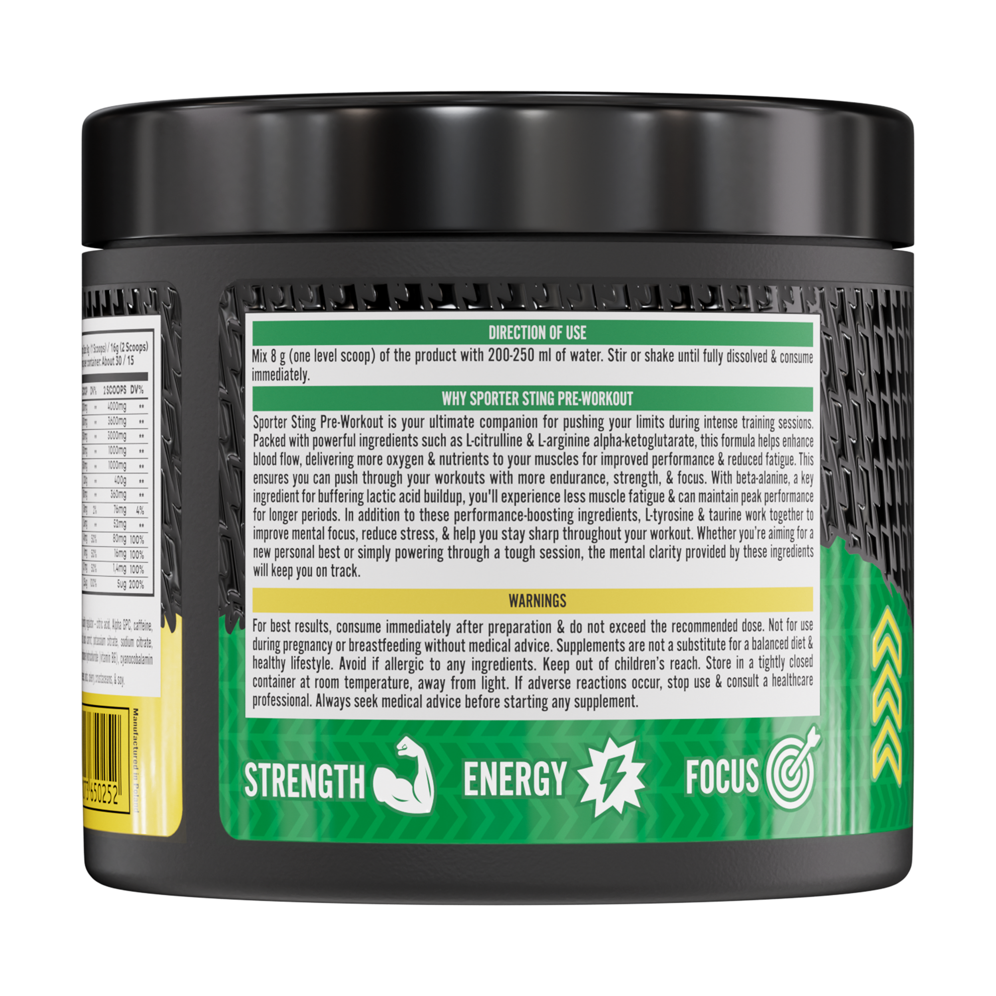 Sporter - Sting Pre-Workout