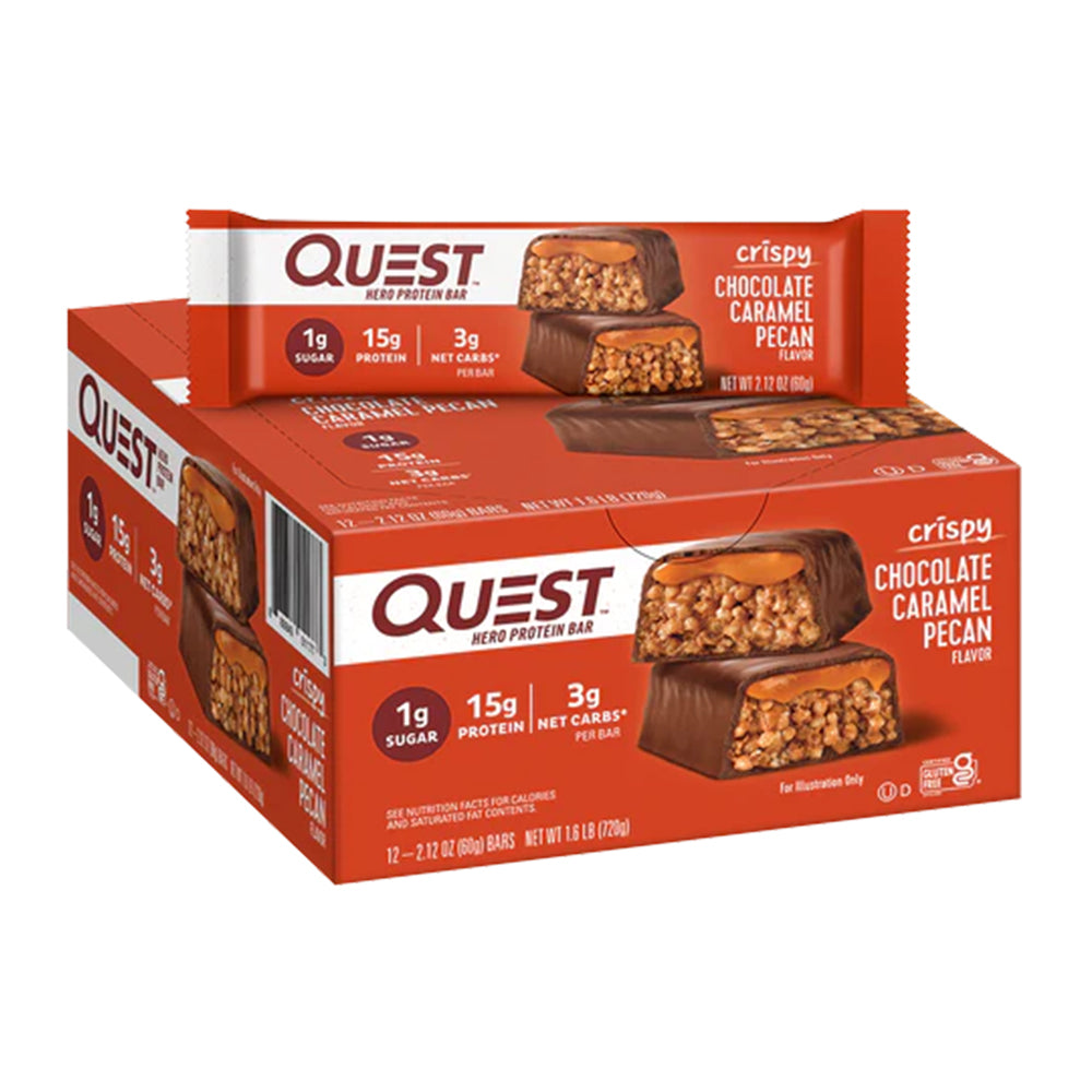 Quest Nutrition - Hero Crispy Protein Bar - Box of 12