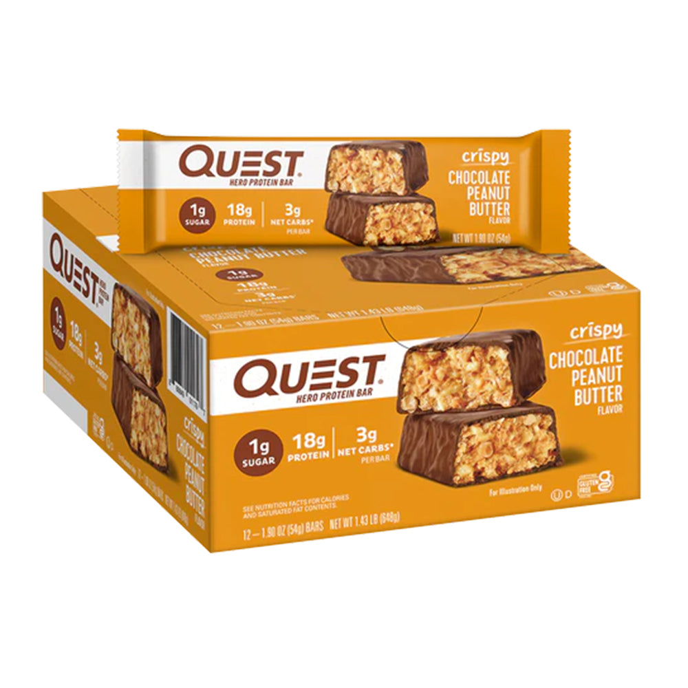 Quest Nutrition - Hero Crispy Protein Bar - Box of 12