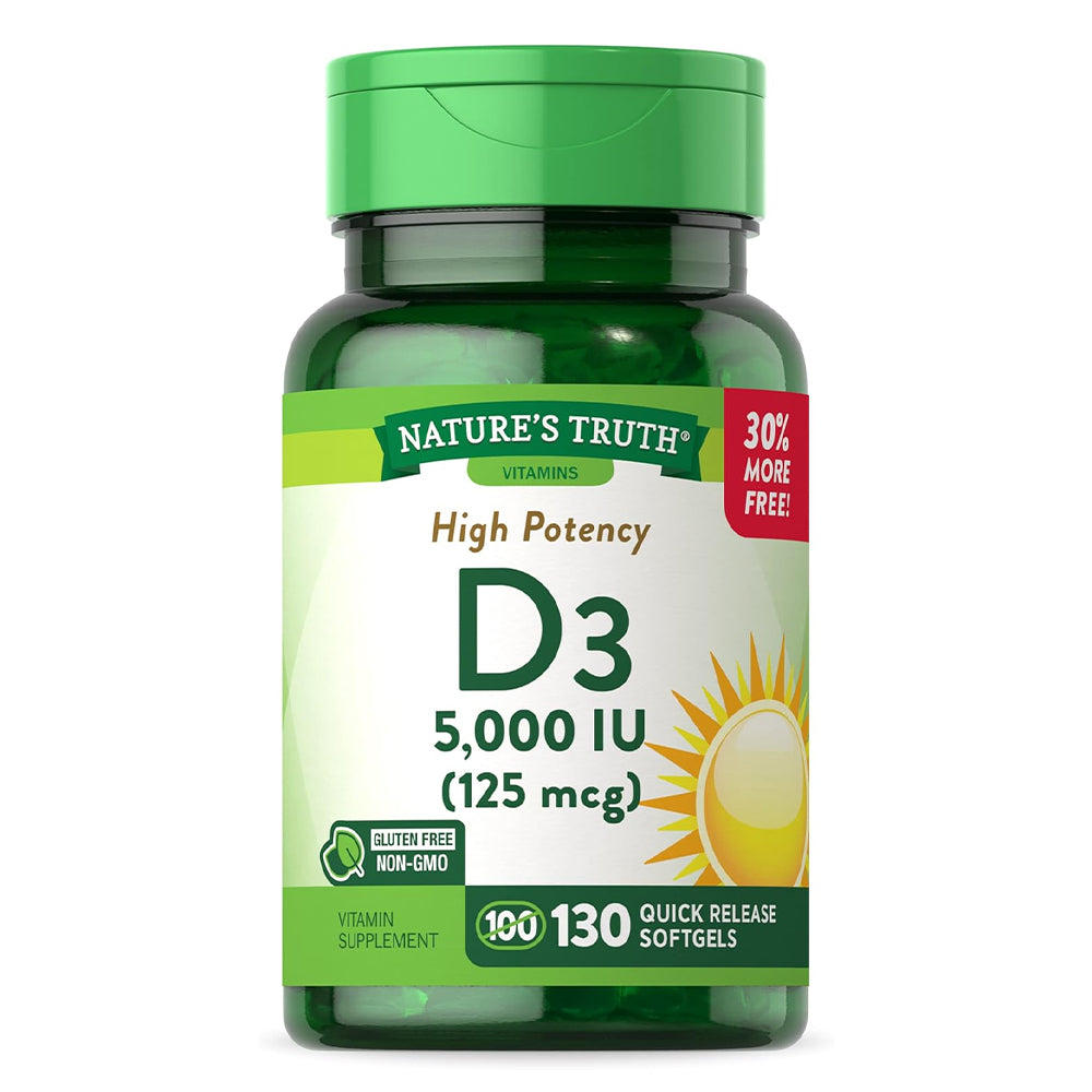 Natures Truth - Vitamin D3 5000 IU - Extra Strength