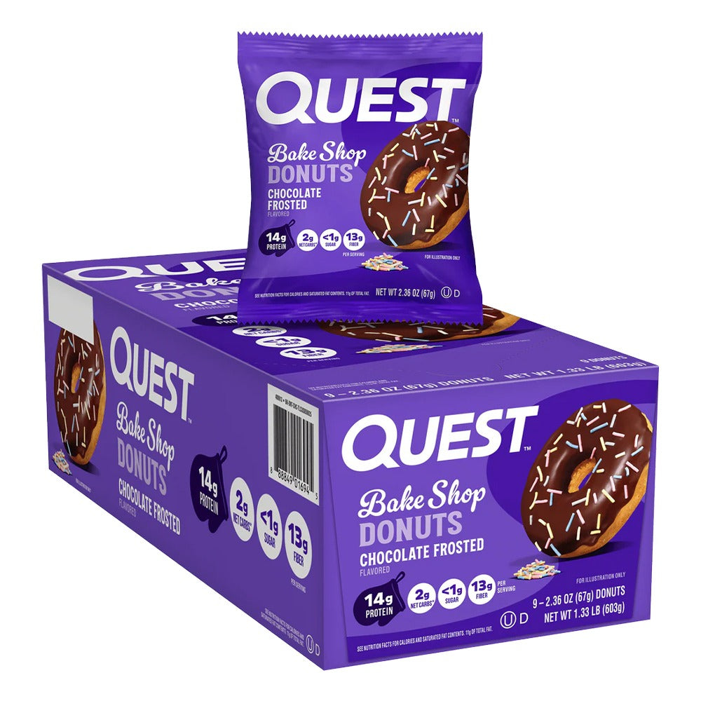 Quest Nutrition - Bake Shop Frosted Donuts - Box of 9