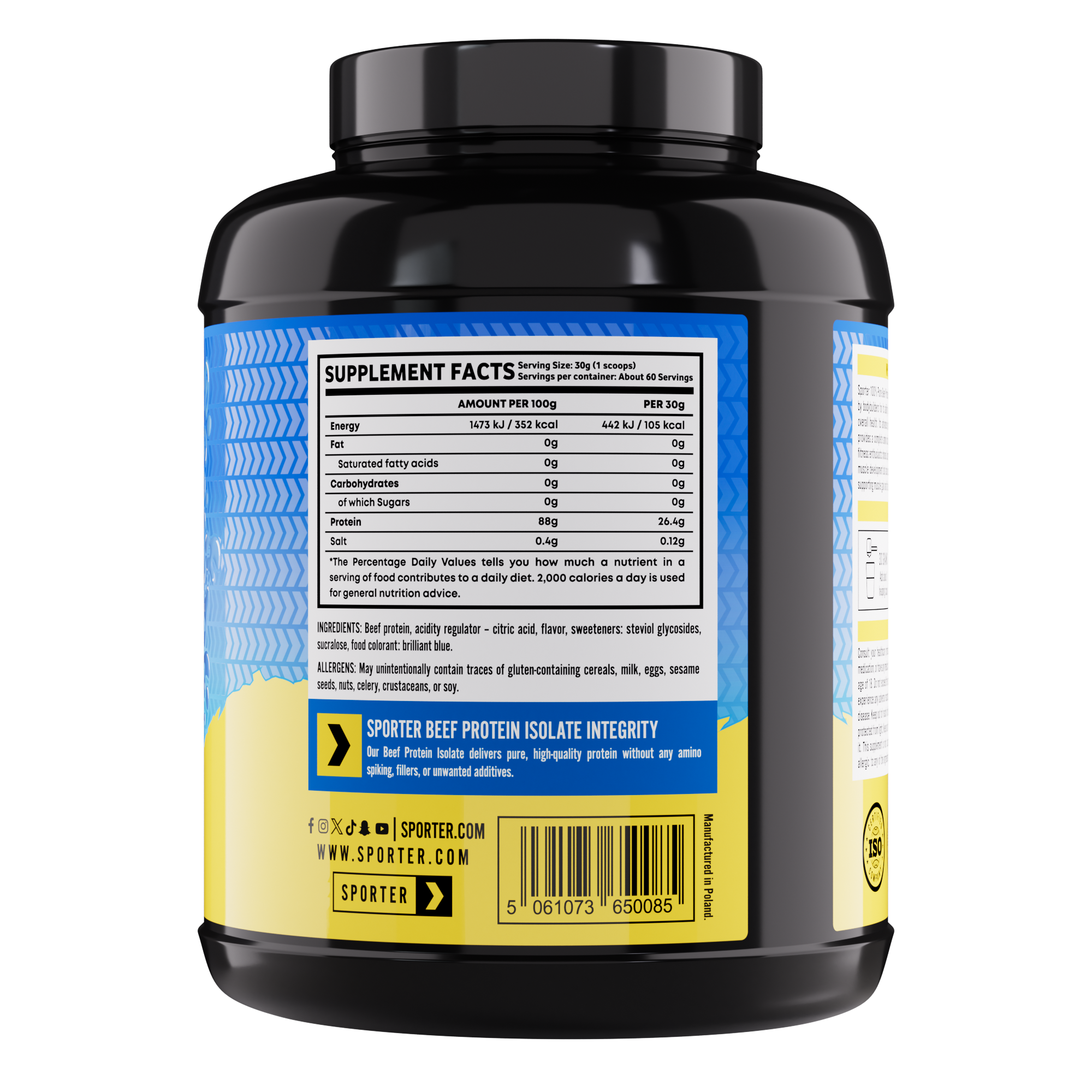 Sporter - Beef Protein Isolate (4 lbs)
