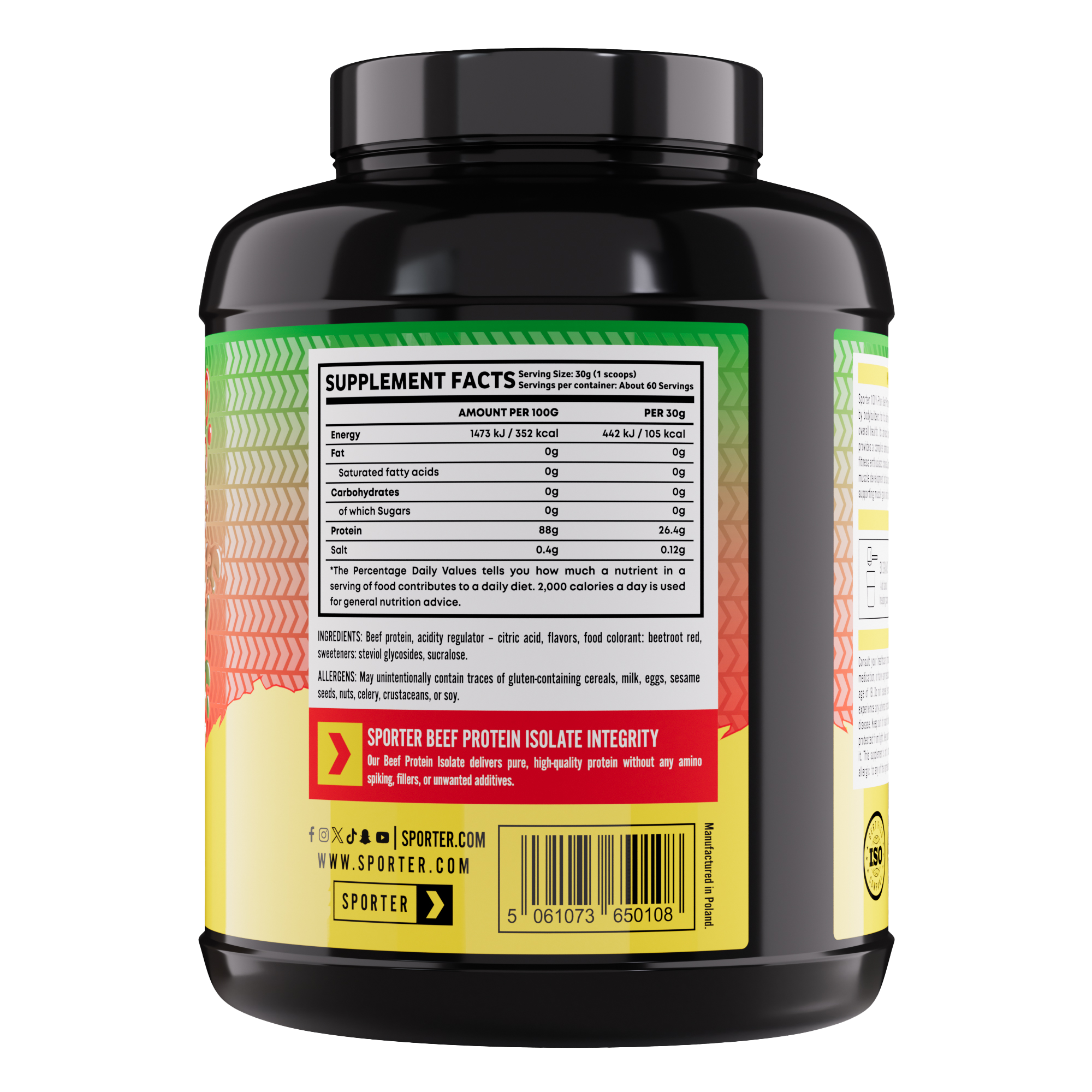 Sporter - Beef Protein Isolate (4 lbs)