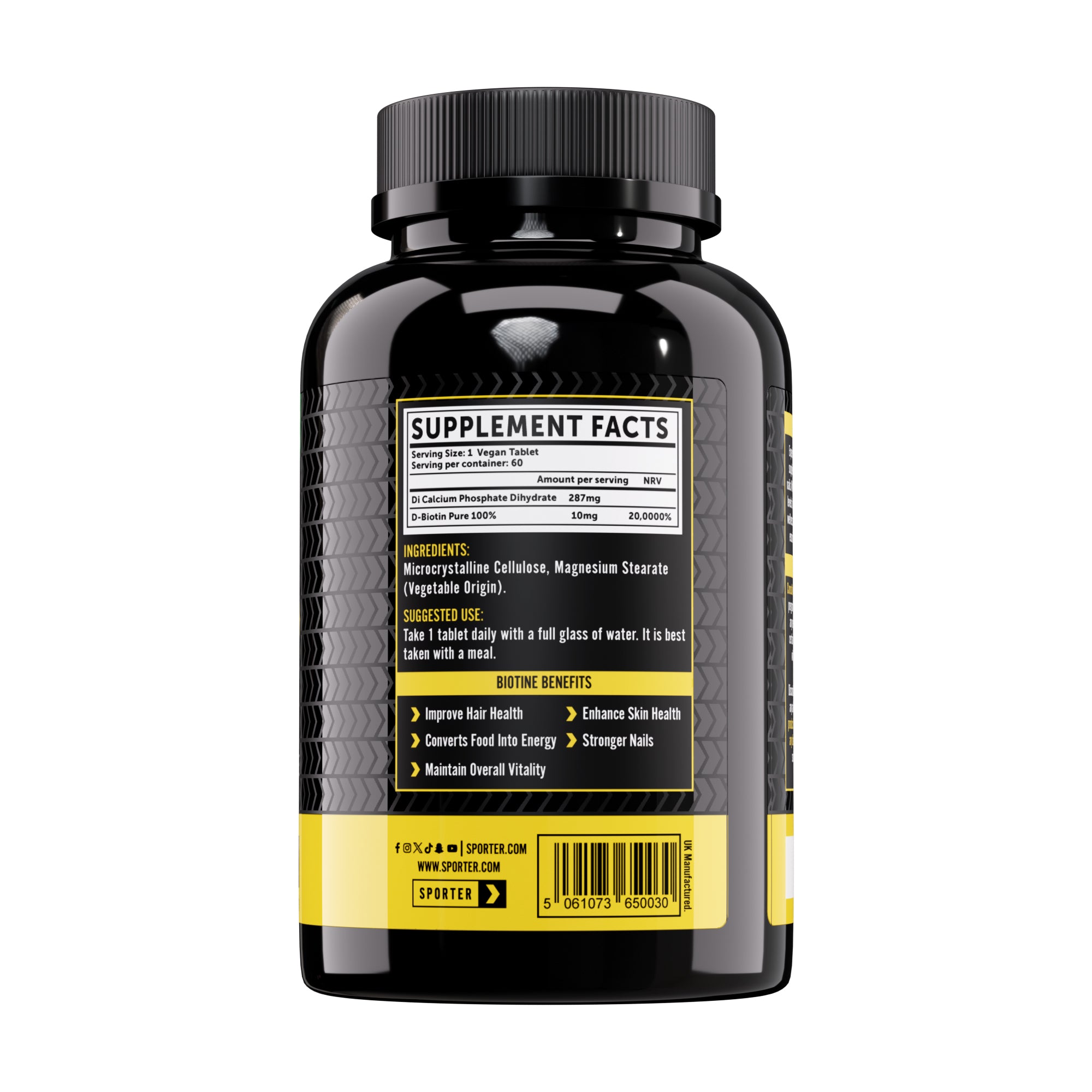 Sporter - Biotin Ultra 10000 mcg (Beauty Formula)