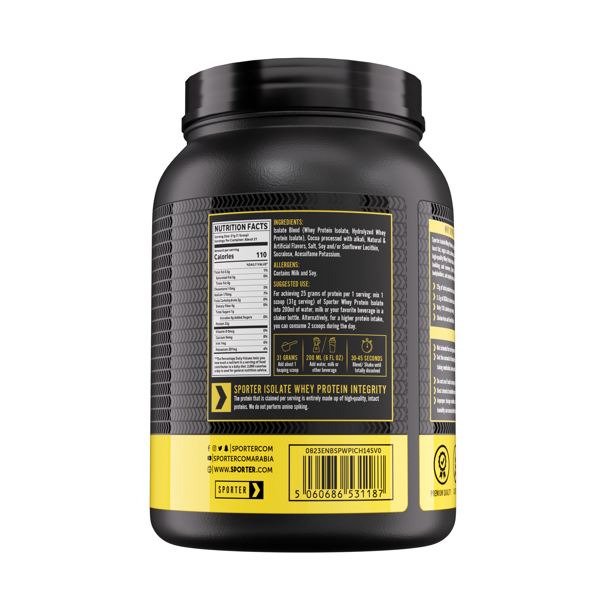 Sporter - Whey Protein Isolate
