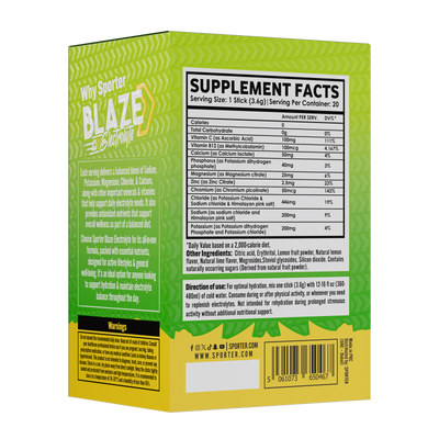 Sporter - Blaze Electrolyte - 20 Sticks