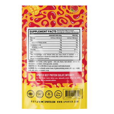 Sporter - Beef Protein Isolate Sachet
