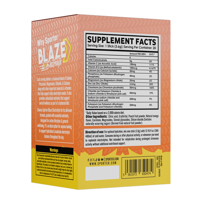Sporter - Blaze Electrolyte - 20 Sticks