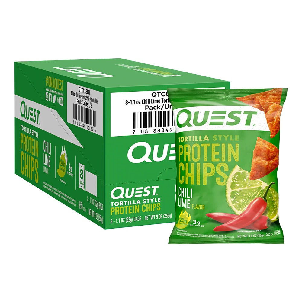 Quest Nutrition - Tortilla Style Protein Chips - Box of 8