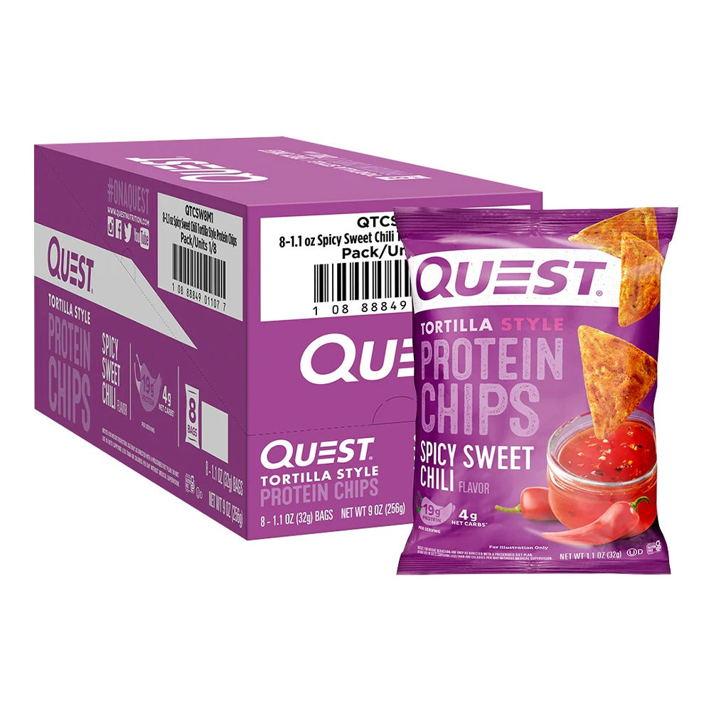Quest Nutrition - Tortilla Style Protein Chips - Box of 8