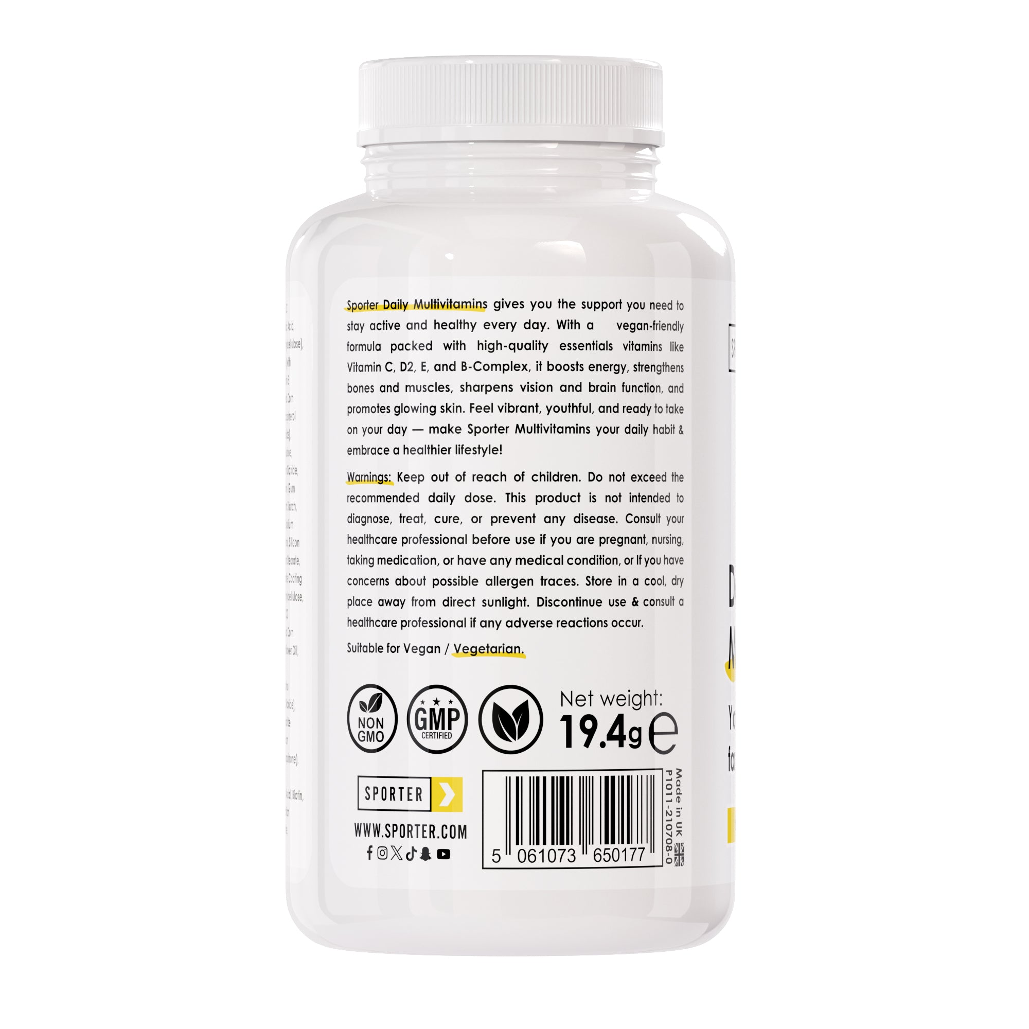 Sporter - Daily Multivitamins