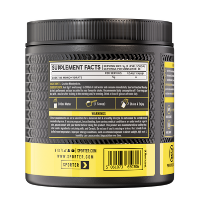 Sporter - Creatine Monohydrate Powder