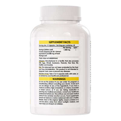 Sporter - Moringa 20.000mg Extract Equivalent