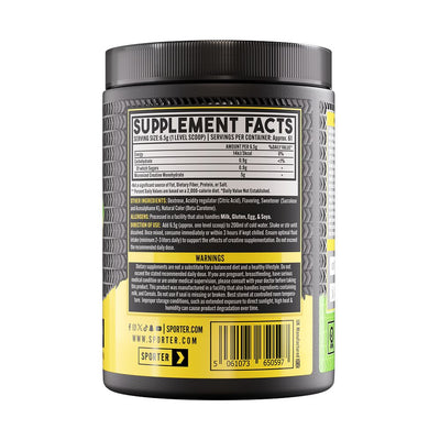Sporter - Creatine Monohydrate - Lemon Lime