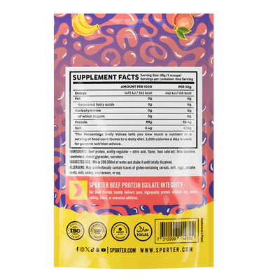Sporter - Beef Protein Isolate Sachet