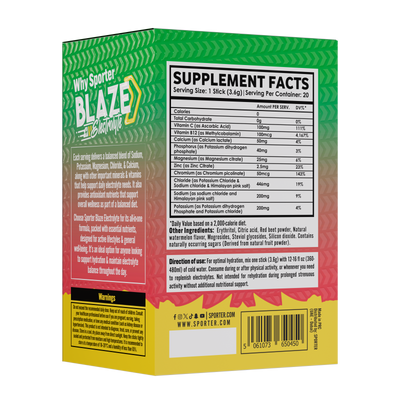 Sporter - Blaze Electrolyte - 20 Sticks