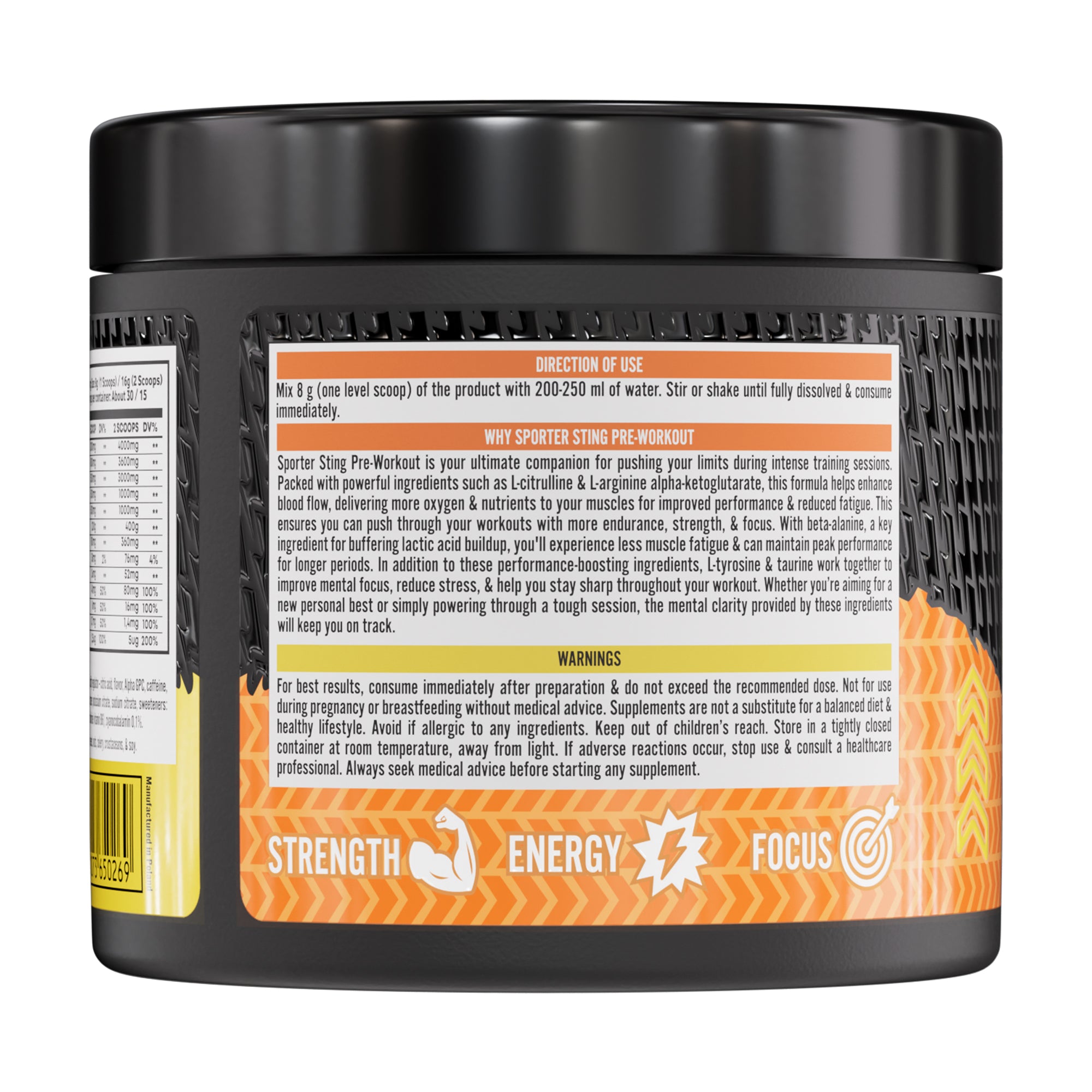 Sporter - Sting Pre-Workout