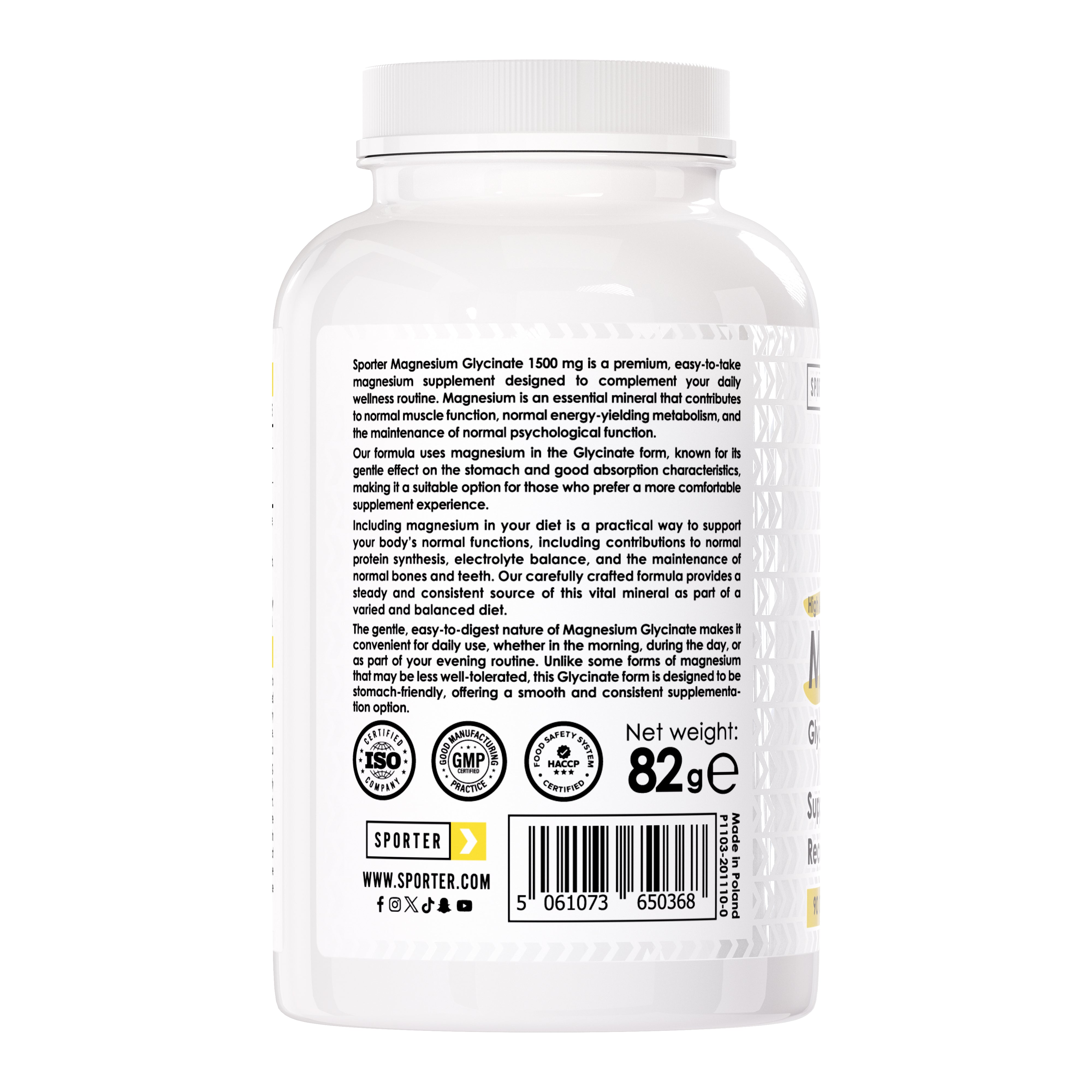 Sporter - Magnesium Glycinate 1500mg