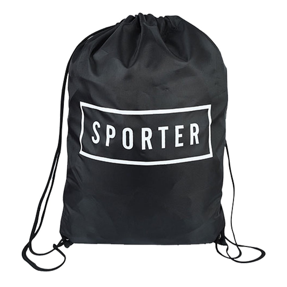 Sporter - Drawstring Bag - Black
